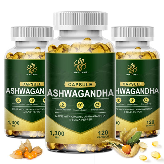 🌿 ¡Llénate de energía y vitalidad con las cápsulas de Ashwagandha orgánicas! 💥✨