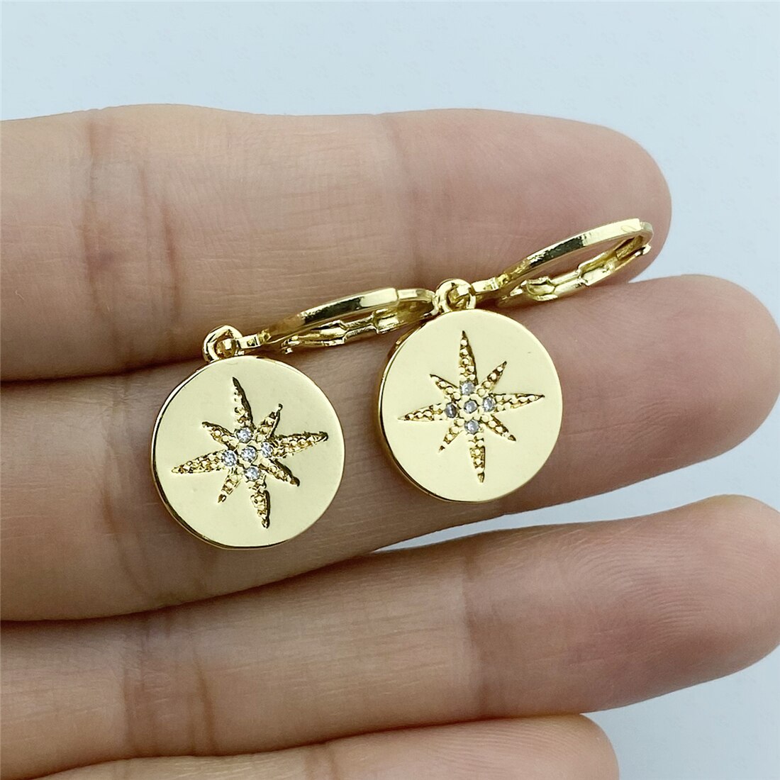 Turkish Eye Hoop Earrings Turkish Eye Arches