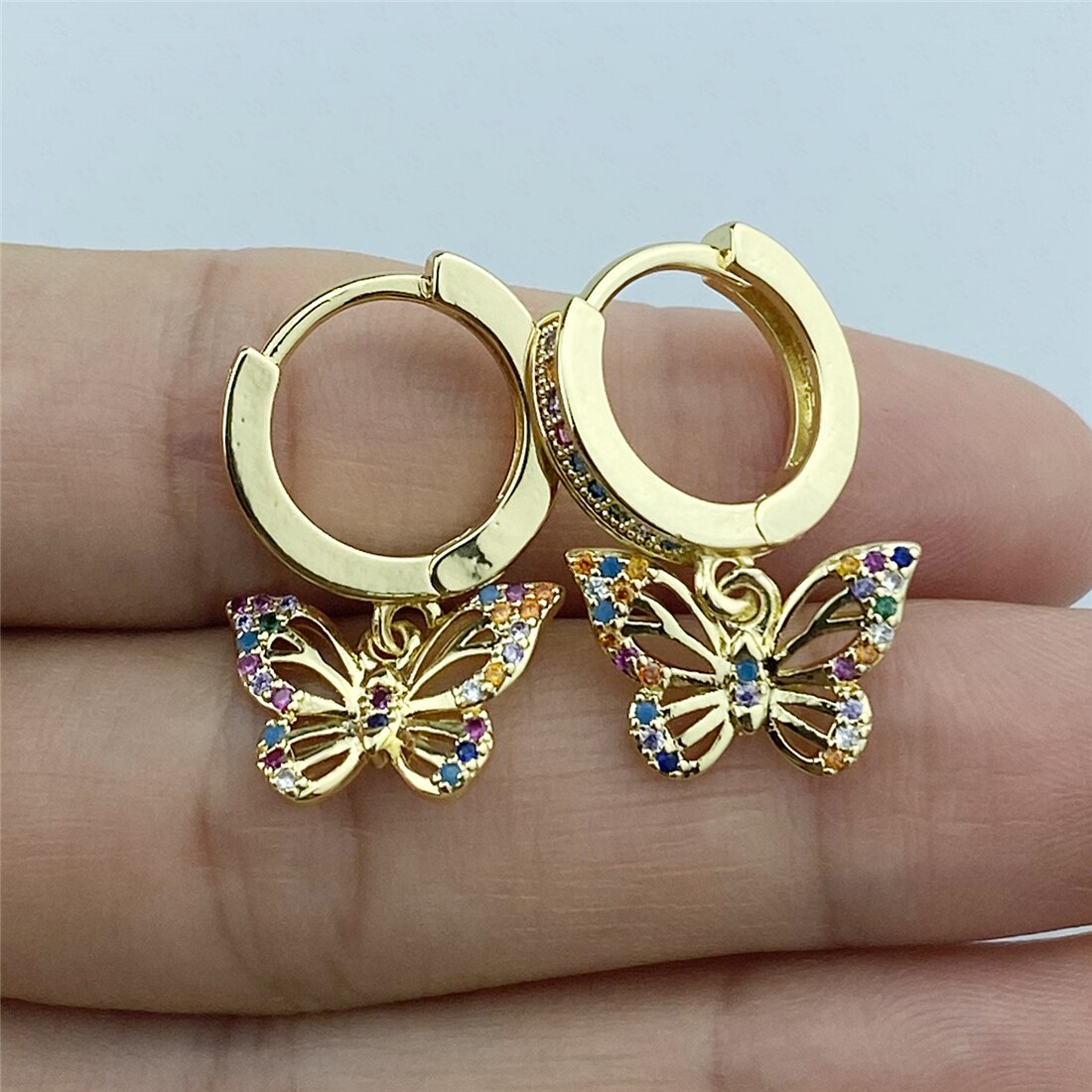 Turkish Eye Hoop Earrings Turkish Eye Arches
