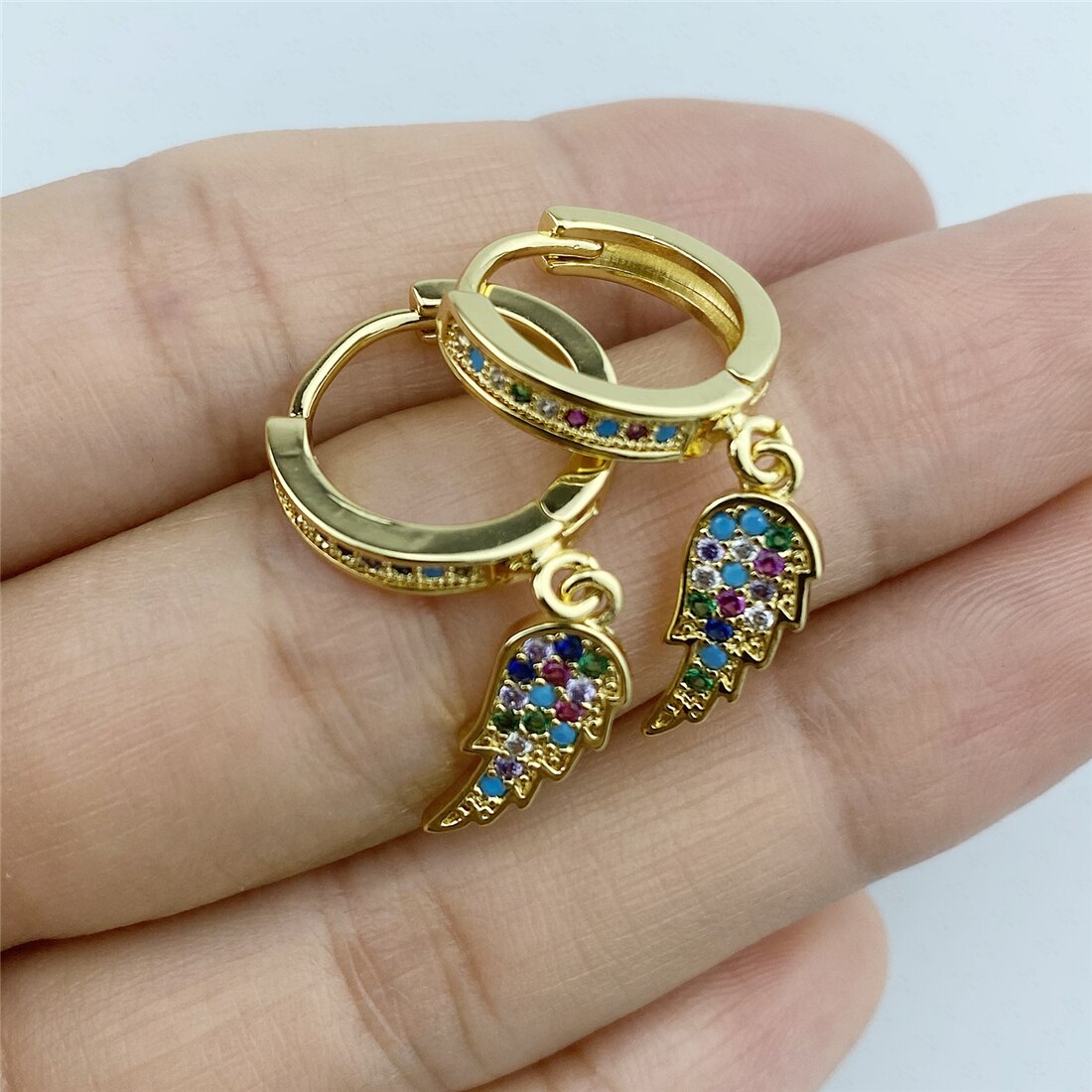 Turkish Eye Hoop Earrings Turkish Eye Arches