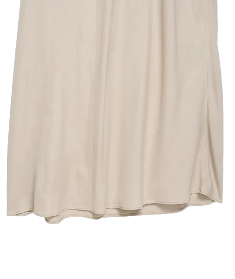 Vestido midi elegante sin mangas con tirantes de cuello drapeado de diseño patchwork