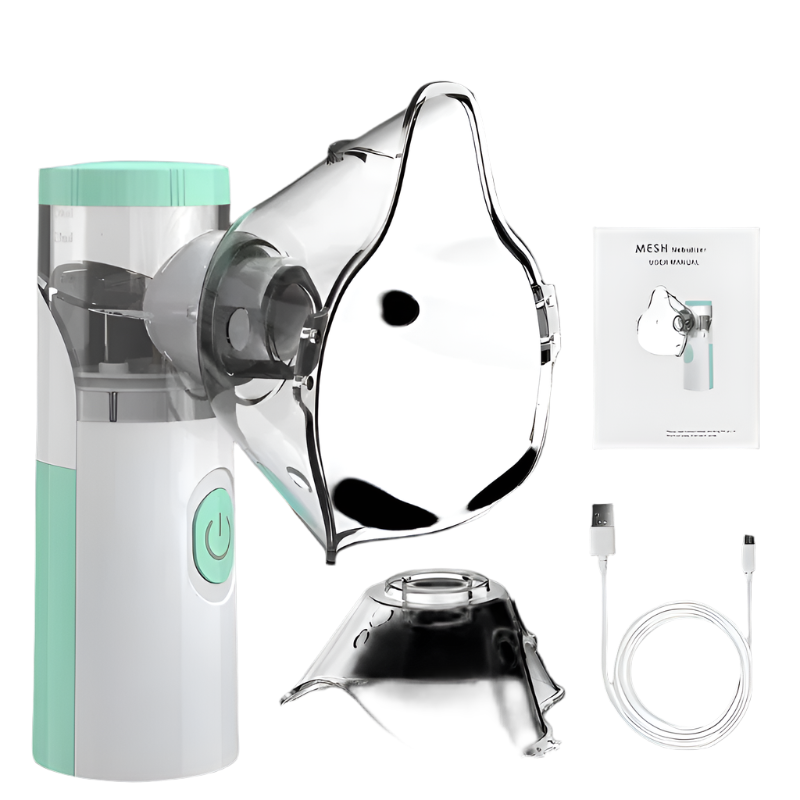 Nebulizador portátil silencioso de malla para niños y adultos