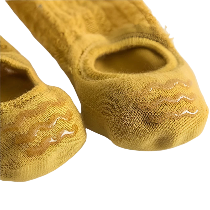 5 Pares de Calcetines Tobilleras para Mujer con Transparencia y Silicona