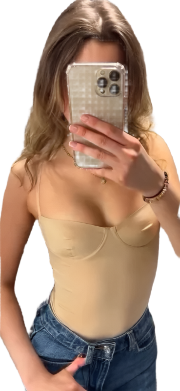 Body Elegante sin Mangas de Estilo Corsé Ajustado y Espalda Descubierta