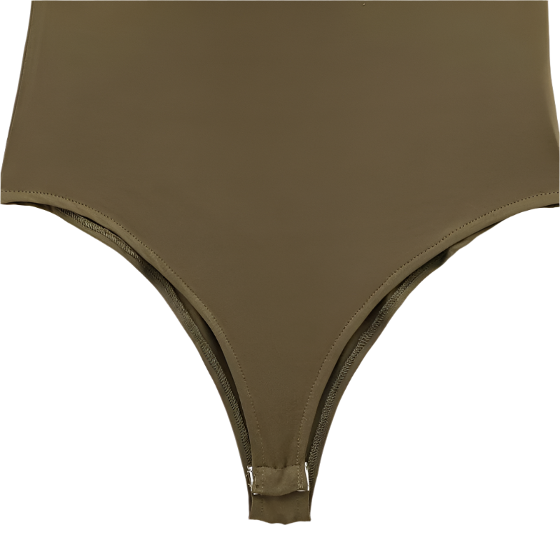 Body Elegante sin Mangas de Estilo Corsé Ajustado y Espalda Descubierta