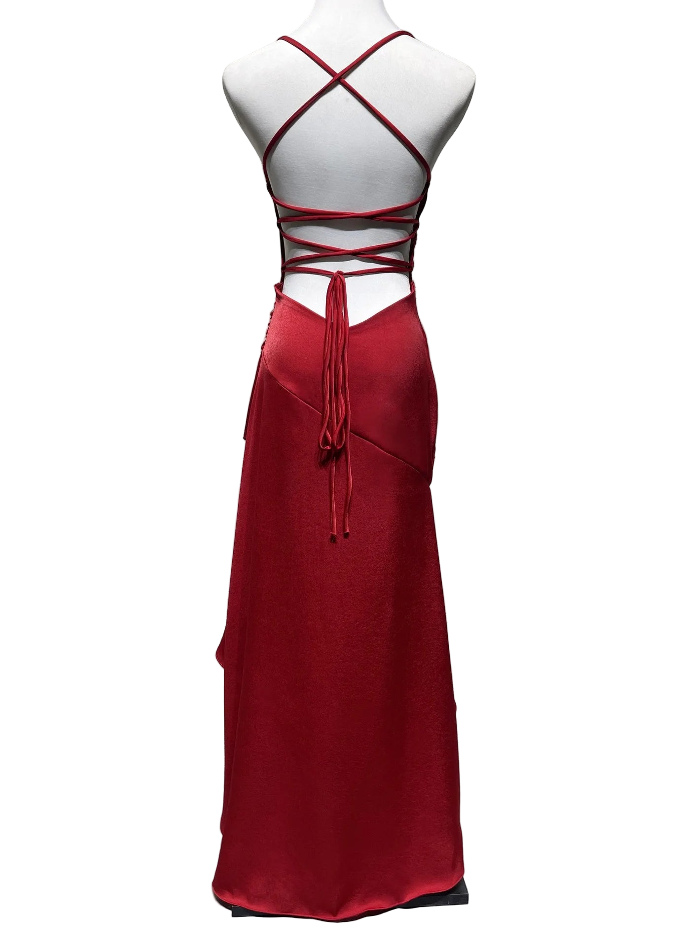 Vestido largo ajustado elegante de estilo bodycon sin mangas con tirantes finos