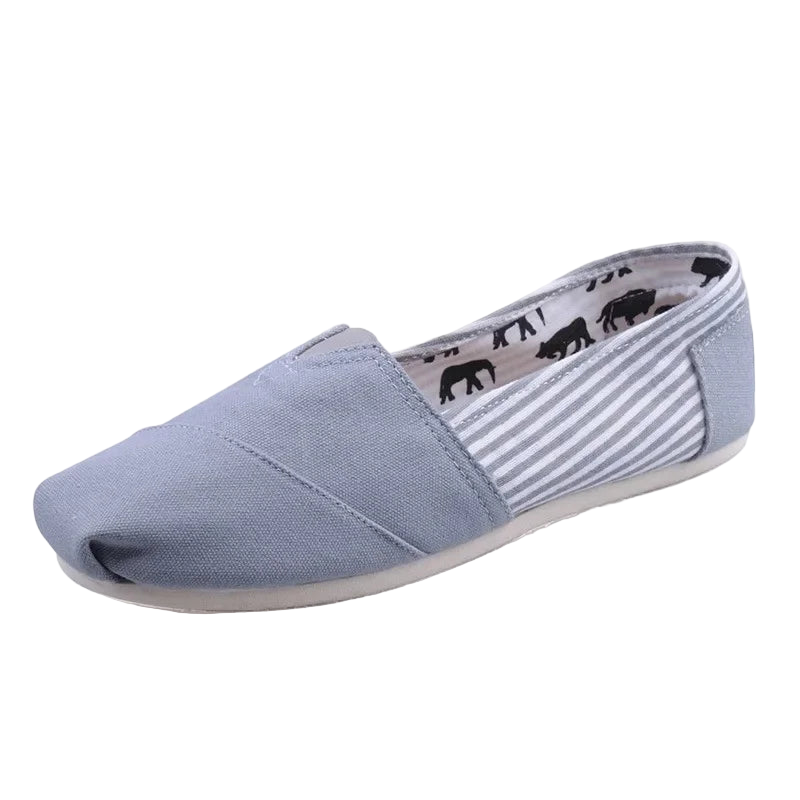 Zapatillas de lona unisex color sólido de estilo casual tipo alpargata