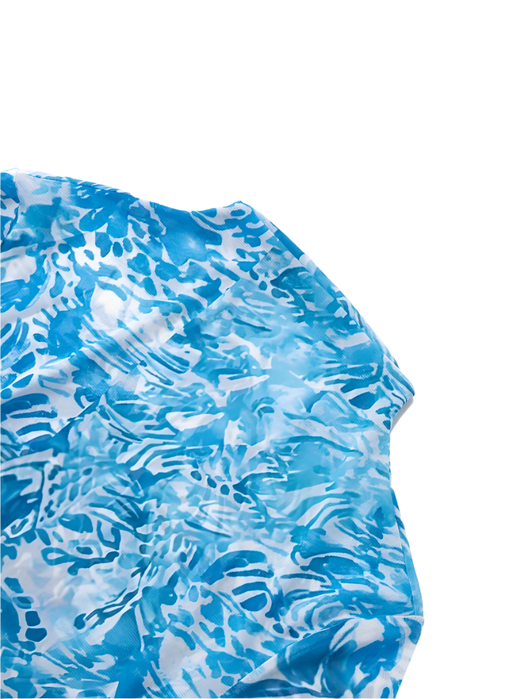 Vestido de Malla Transparente para Mujer Estilo con Manga Larga