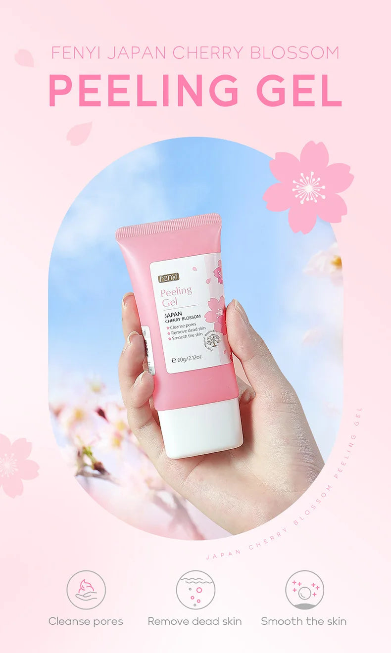 Gel Exfoliante Peeling Facial 60g Hidratante, Blanqueador y Reparador Tratamiento para Acné y Puntos Negros
