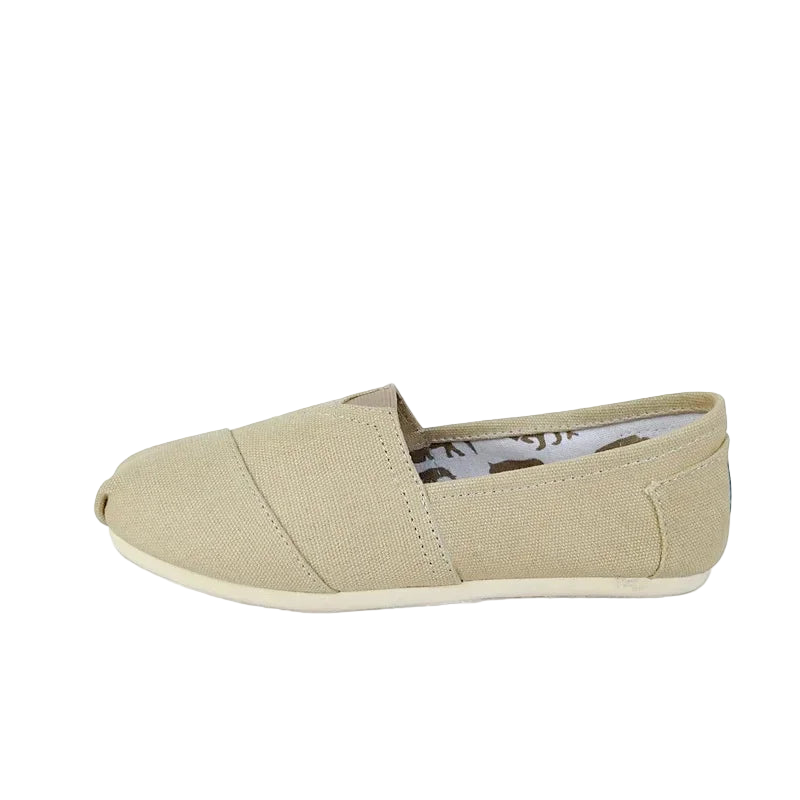 Zapatillas de lona unisex color sólido de estilo casual tipo alpargata