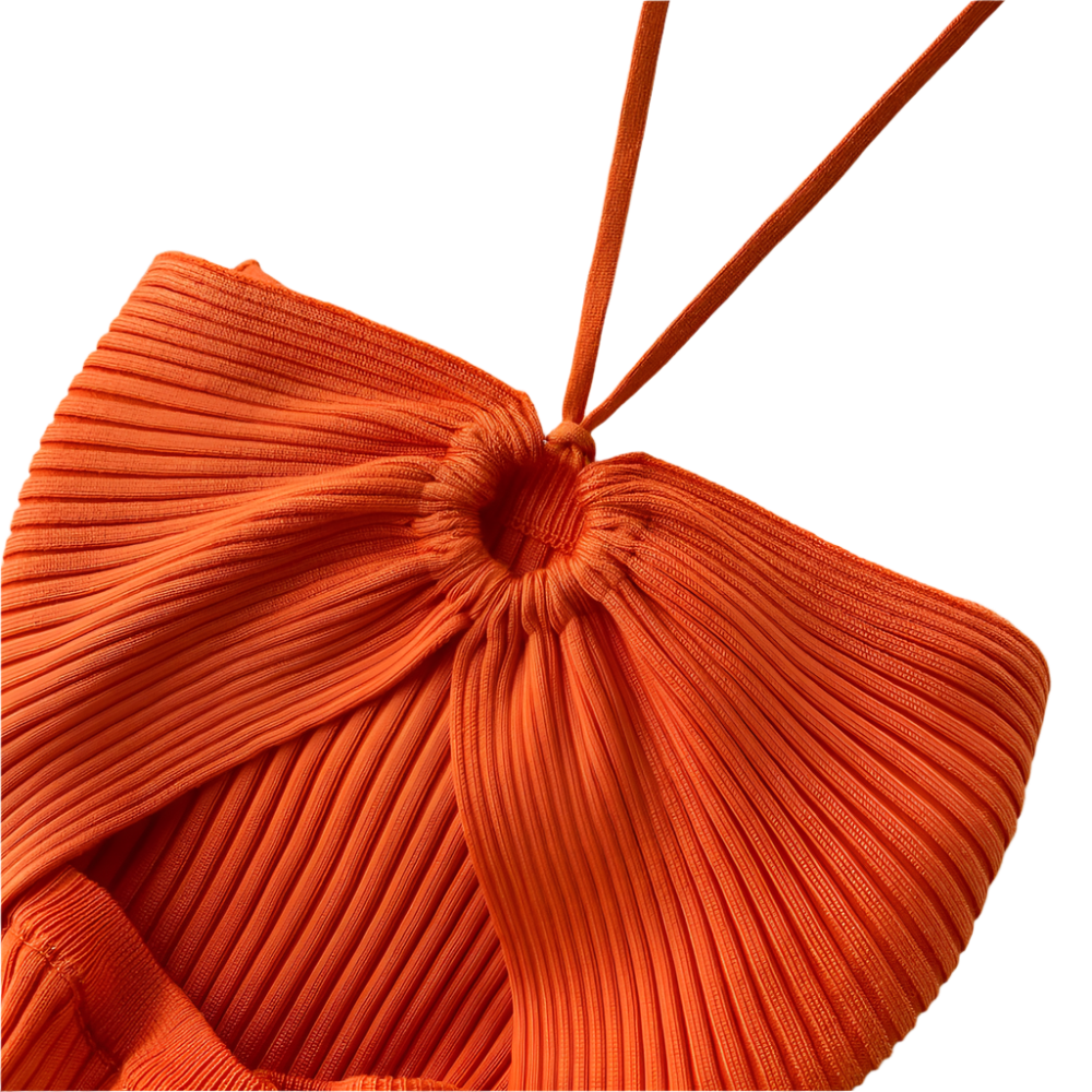 Vestido ajustado de verano de tejido de punto con abertura y diseño entallado estilo streetwear
