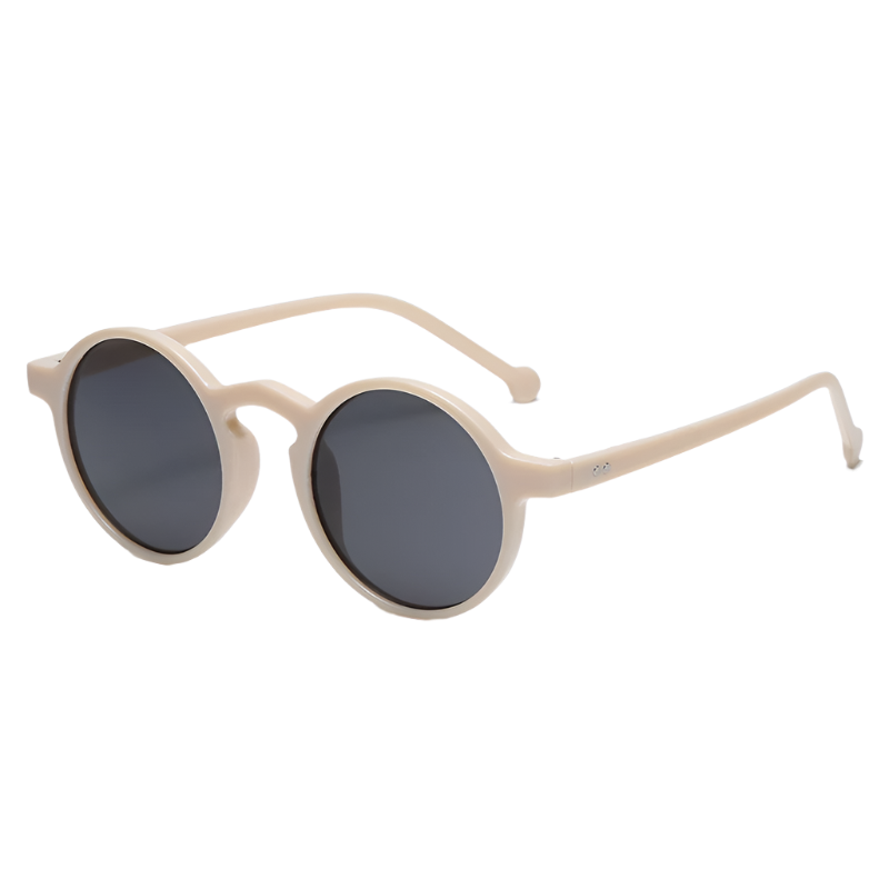 Gafas Lentes de sol redondas pequeñas de estilo vintage y diseño con remaches UV400