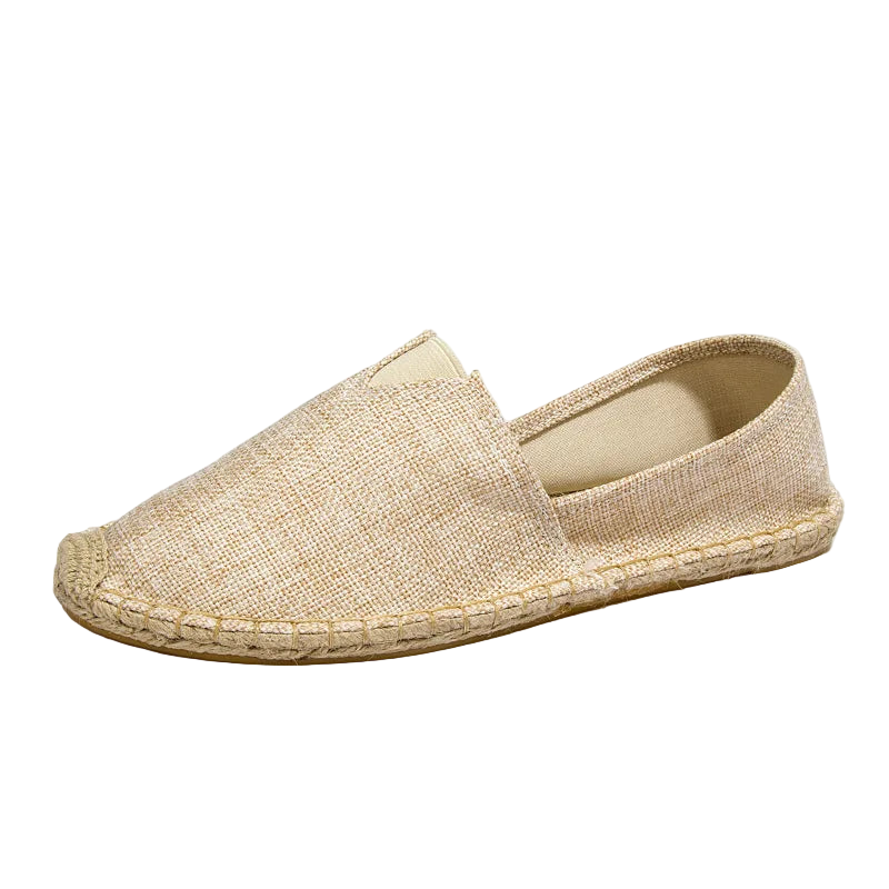 Alpargatas mocasines casuales unisex de lona transpirable sin cordones