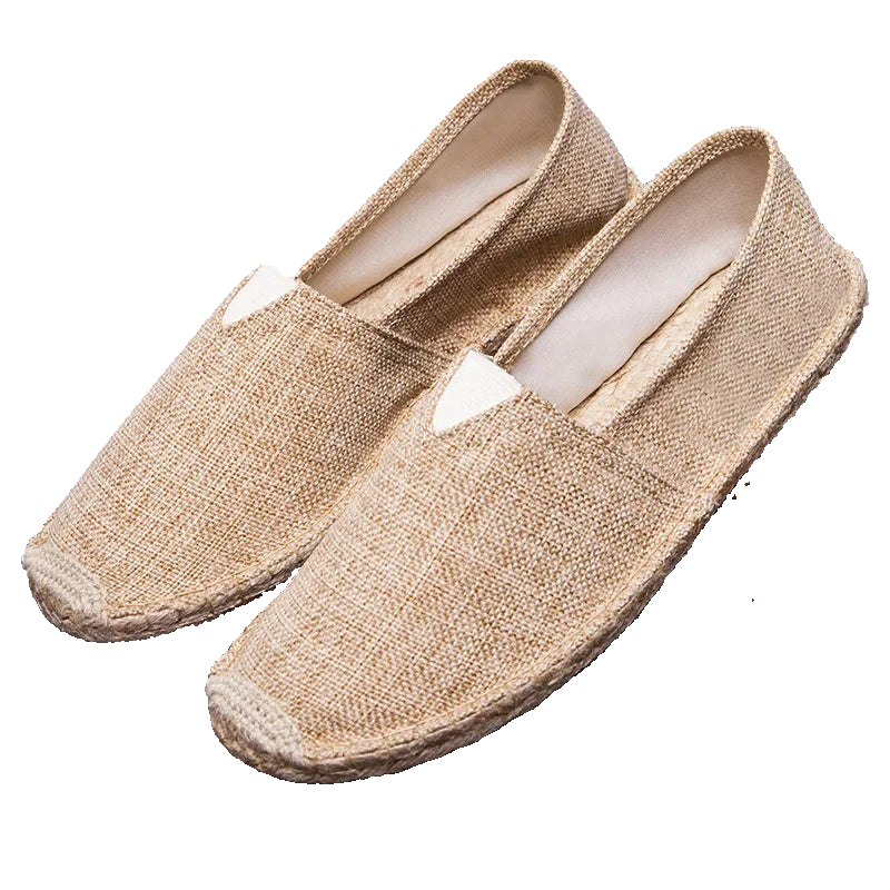 Alpargatas mocasines casuales unisex de lona transpirable sin cordones