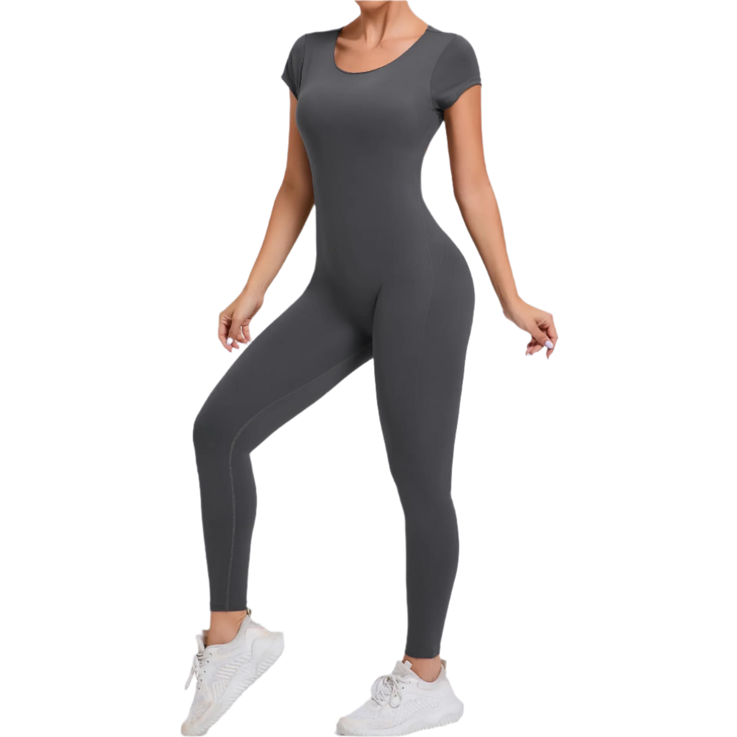 Enterizo Jumpsuit deportivos para entrenar de una pieza con espalda descubierta