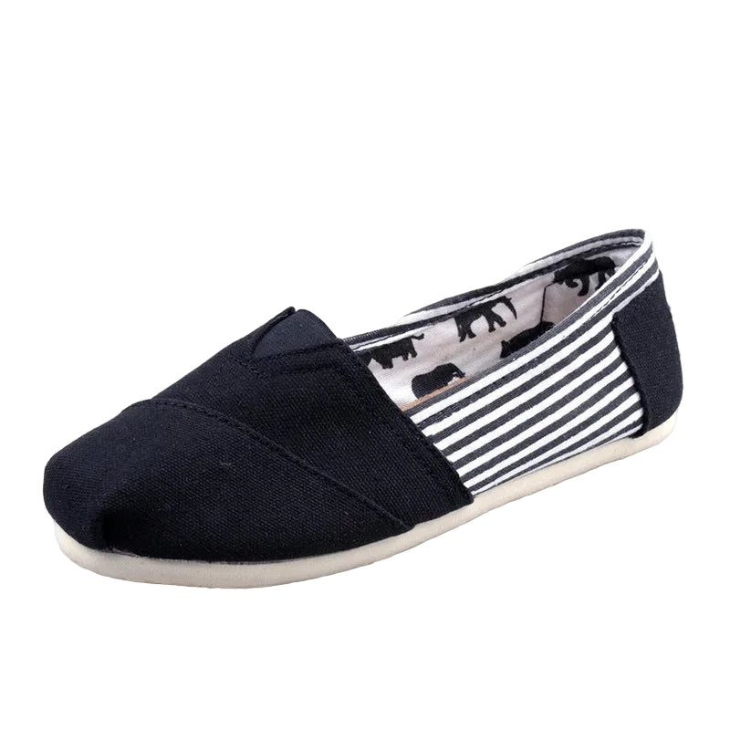 Zapatillas de lona unisex color sólido de estilo casual tipo alpargata