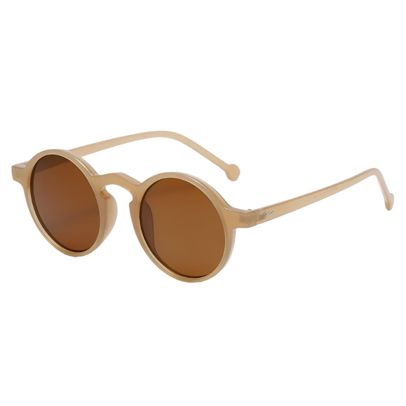 Gafas Lentes de sol redondas pequeñas de estilo vintage y diseño con remaches UV400