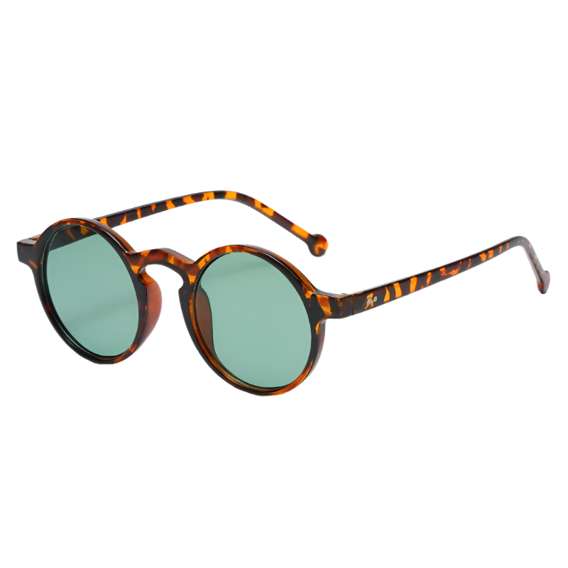 Gafas Lentes de sol redondas pequeñas de estilo vintage y diseño con remaches UV400