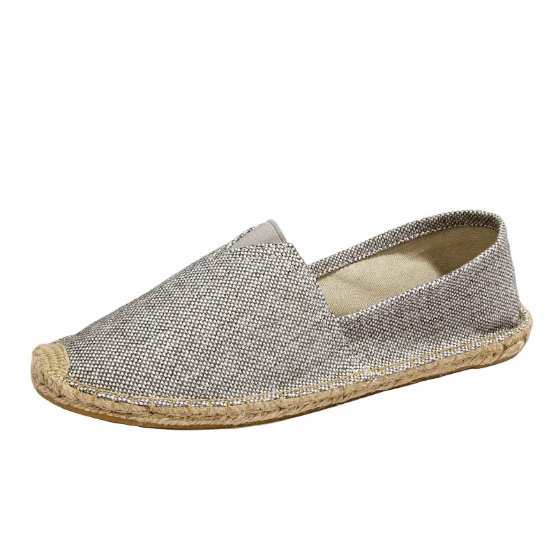 Alpargatas mocasines casuales unisex de lona transpirable sin cordones