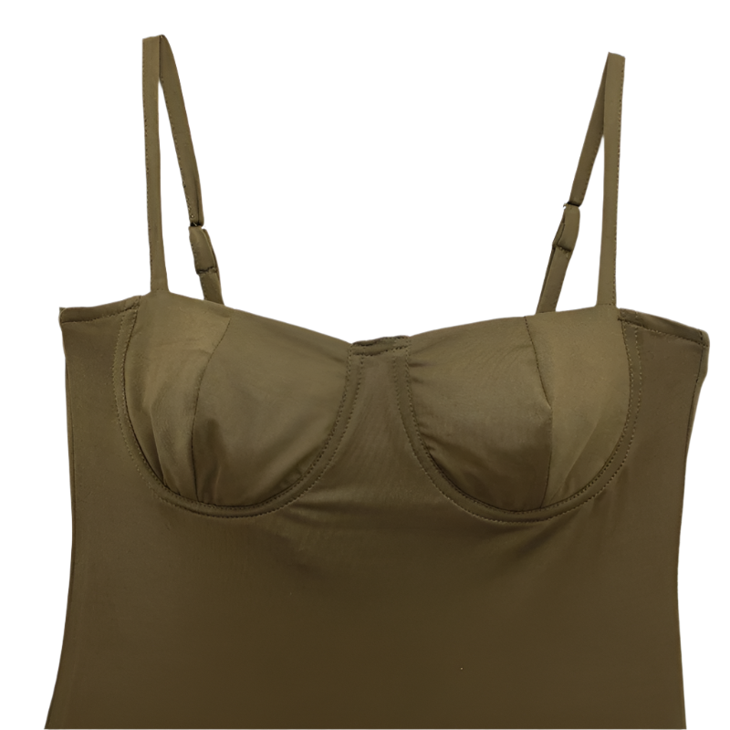 Body Elegante sin Mangas de Estilo Corsé Ajustado y Espalda Descubierta
