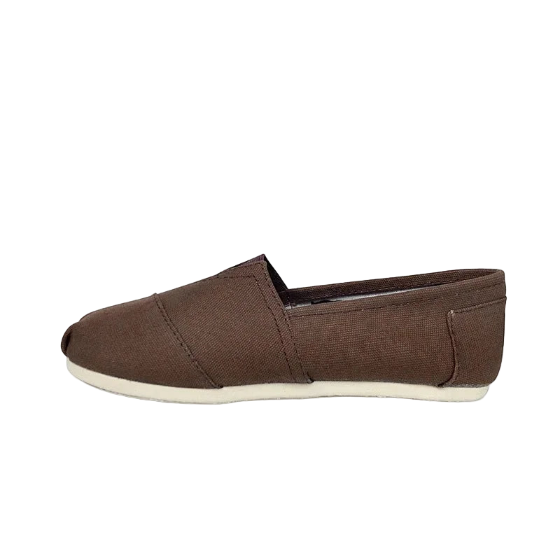 Zapatillas de lona unisex color sólido de estilo casual tipo alpargata
