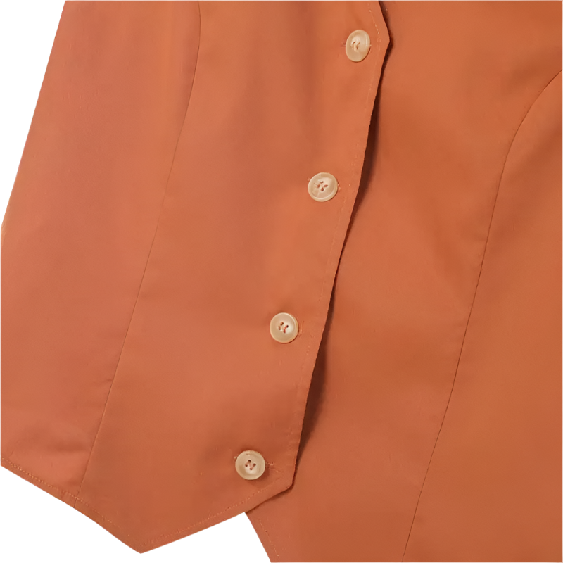 Outfit Conjunto de Chaleco y Pantalón de Pierna Ancha Estilo Old Money