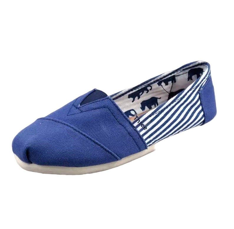 Zapatillas de lona unisex color sólido de estilo casual tipo alpargata