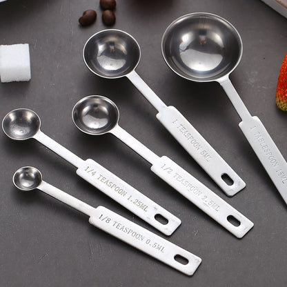 Stainless Steel Measuring Cups and Spoons Set