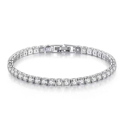 Pulsera de Tenis Moissanita 2-6.5mm para Mujer Plata Esterlina 925