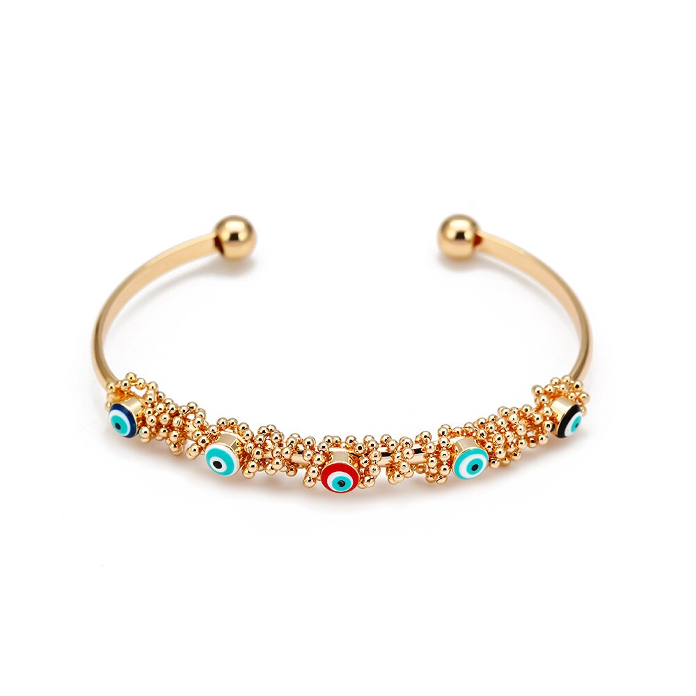 Pulsera Brazalete de Ojo Turco Ajustable
