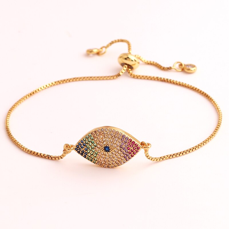 Evil Eye Bracelets with Zirconia