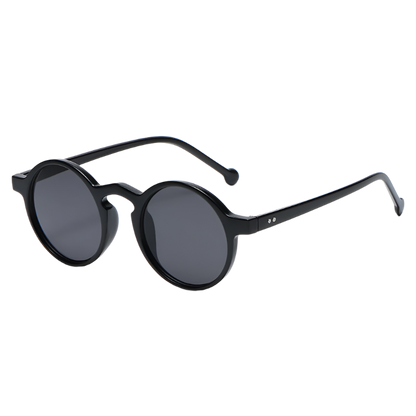 Gafas Lentes de sol redondas pequeñas de estilo vintage y diseño con remaches UV400