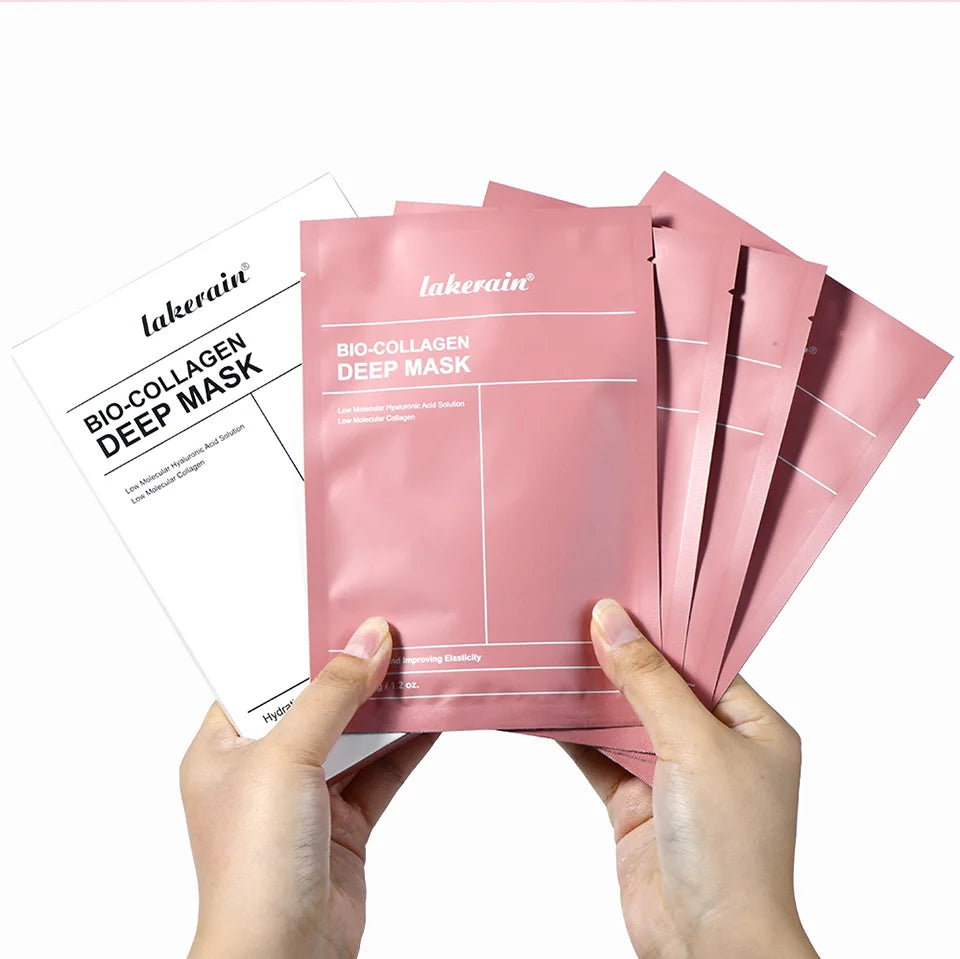2/4/12 Bio-Collagen Hydrating Hydrogel Mask Improves Elasticity, Minimizes Pores and Provides Firmness