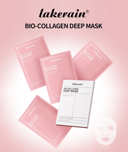 2/4/12 Bio-Collagen Hydrating Hydrogel Mask Improves Elasticity, Minimizes Pores and Provides Firmness