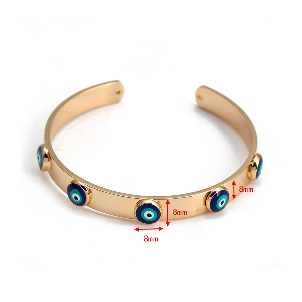 Pulsera Brazalete de Ojo Turco Ajustable