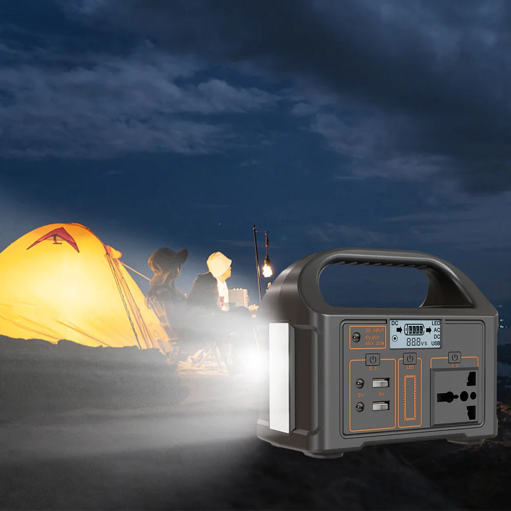 LiFePO4 Battery 110/220V Power Supply for Camping and Emergencies