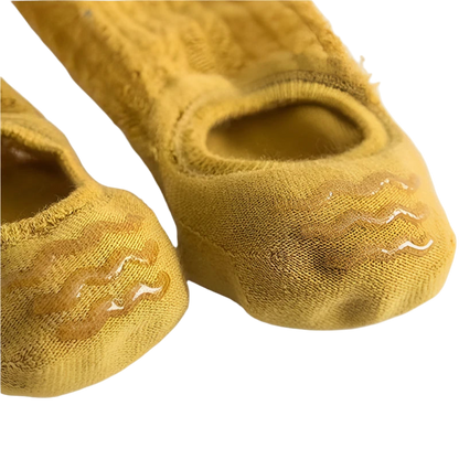 5 Pares de Calcetines Tobilleras para Mujer con Transparencia y Silicona
