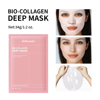 2/4/12 Bio-Collagen Hydrating Hydrogel Mask Improves Elasticity, Minimizes Pores and Provides Firmness