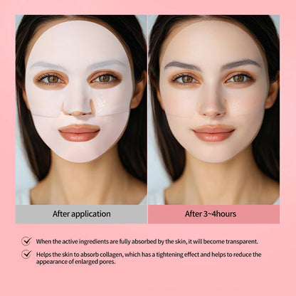 2/4/12 Bio-Collagen Hydrating Hydrogel Mask Improves Elasticity, Minimizes Pores and Provides Firmness