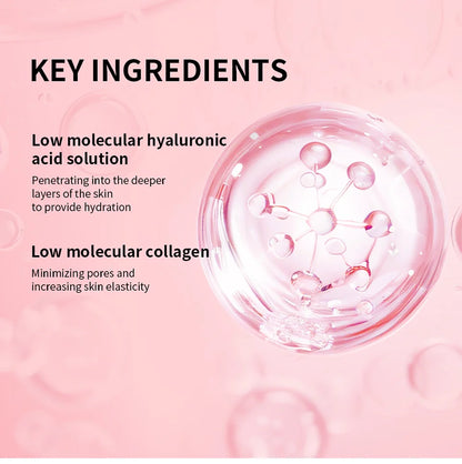 2/4/12 Bio-Collagen Hydrating Hydrogel Mask Improves Elasticity, Minimizes Pores and Provides Firmness