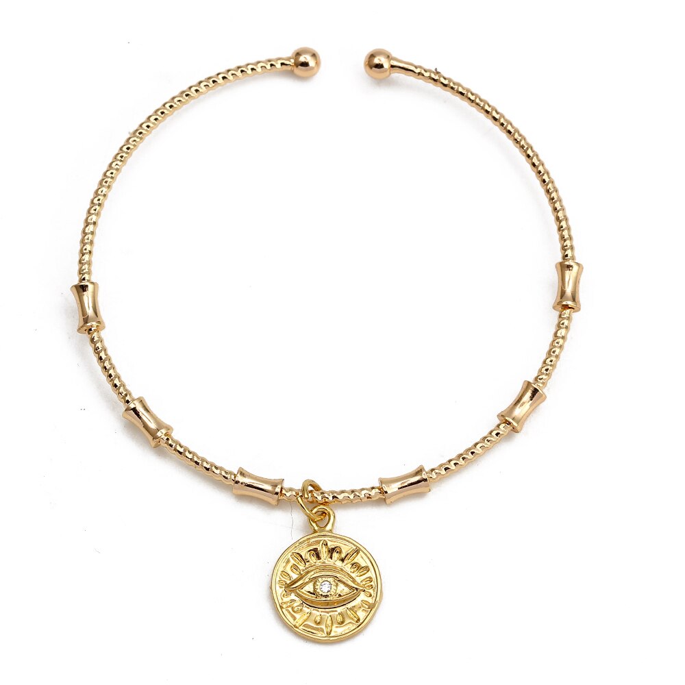 Pulsera Brazalete de Ojo Turco Ajustable