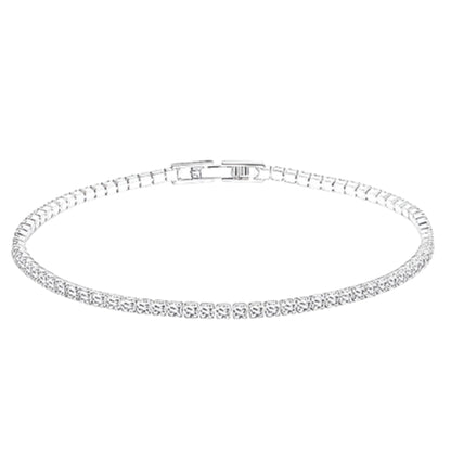 Pulsera de Tenis Moissanita 2-6.5mm para Mujer Plata Esterlina 925
