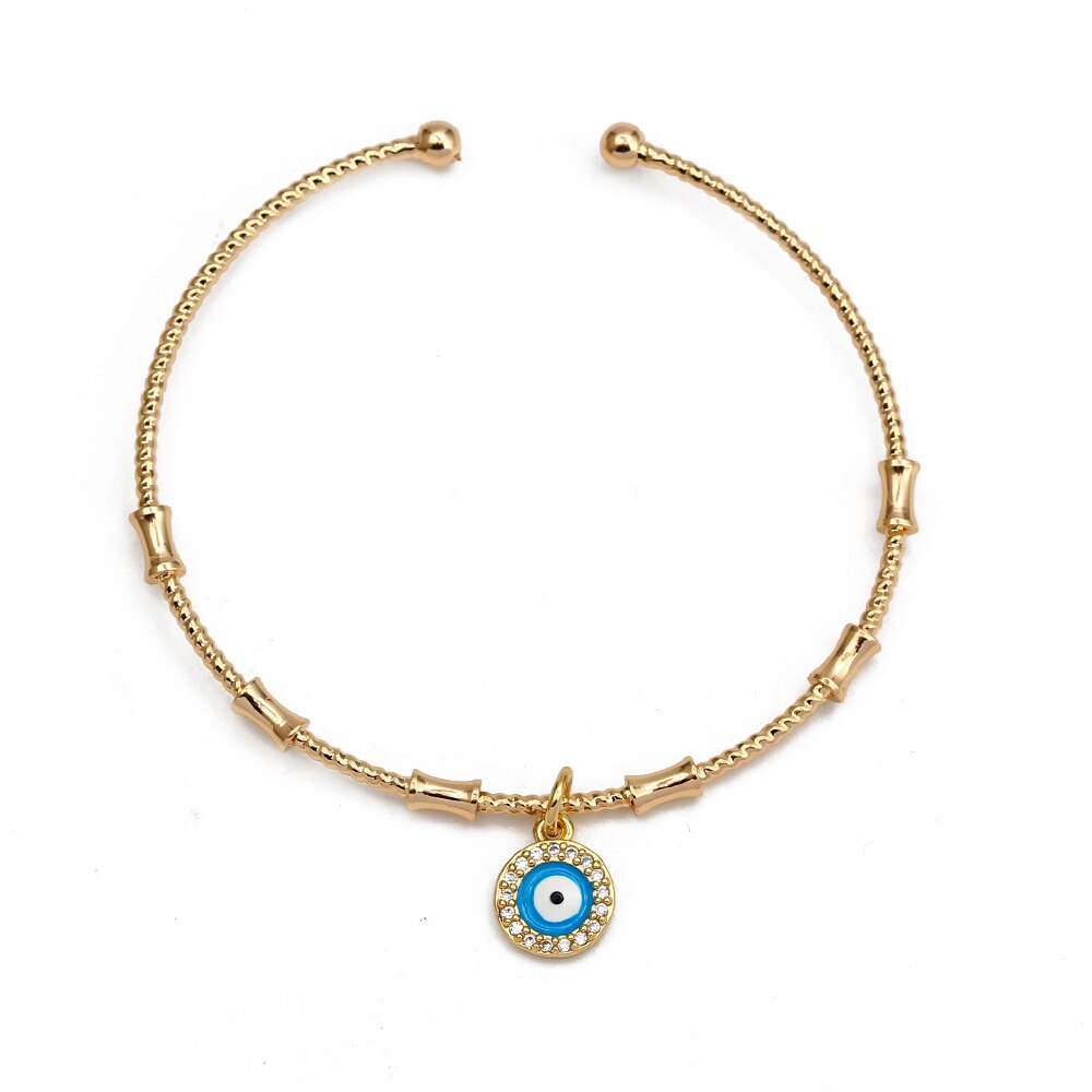 Pulsera Brazalete de Ojo Turco Ajustable