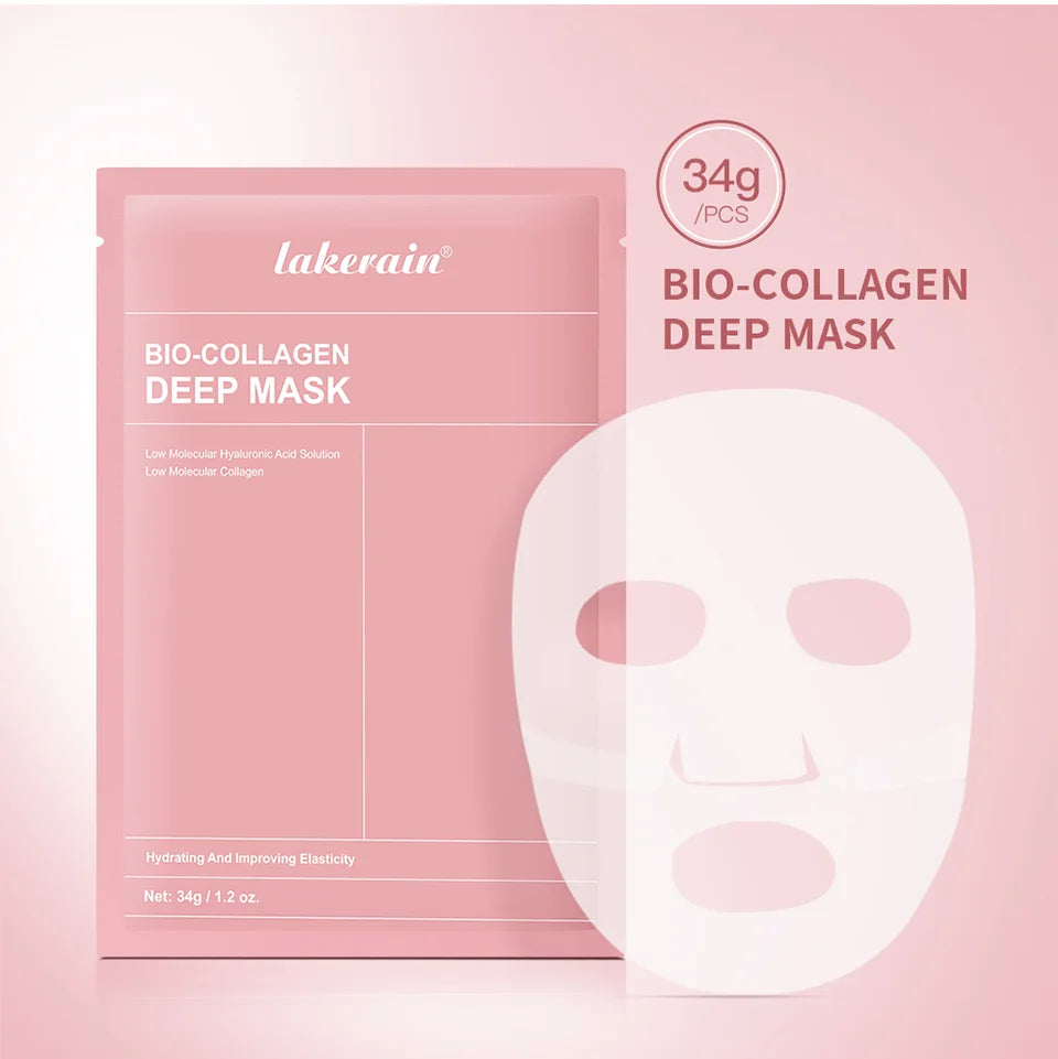 2/4/12 Bio-Collagen Hydrating Hydrogel Mask Improves Elasticity, Minimizes Pores and Provides Firmness