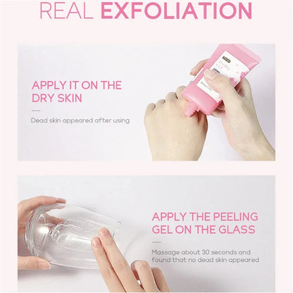 Gel Exfoliante Peeling Facial 60g Hidratante, Blanqueador y Reparador Tratamiento para Acné y Puntos Negros