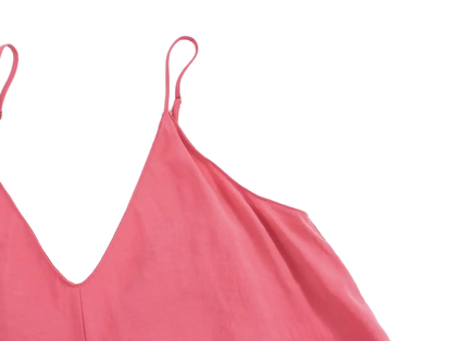 Long black or red draped backless lingerie dress