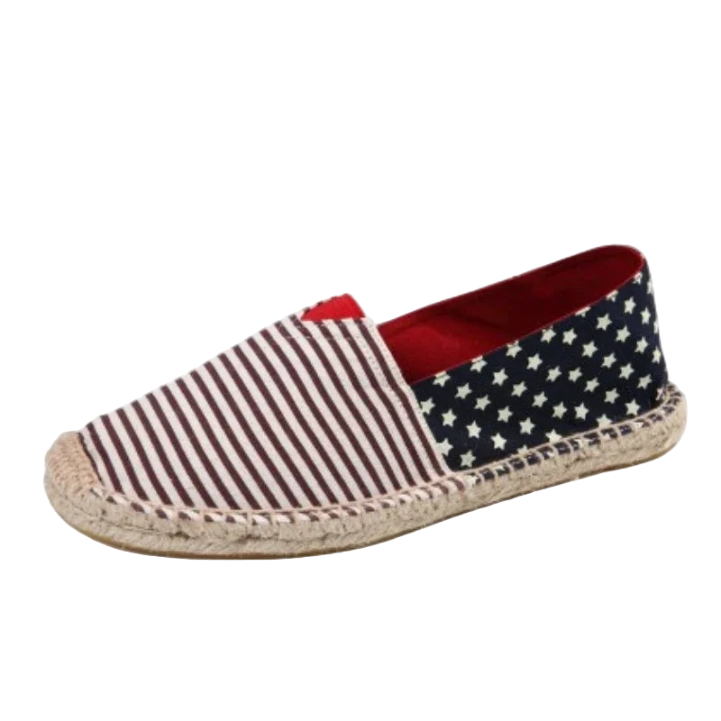 Alpargatas mocasines casuales unisex de lona transpirable sin cordones de graffiti y diseño