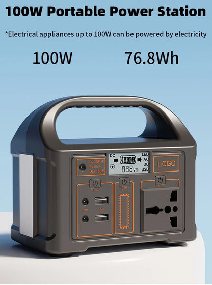 LiFePO4 Battery 110/220V Power Supply for Camping and Emergencies