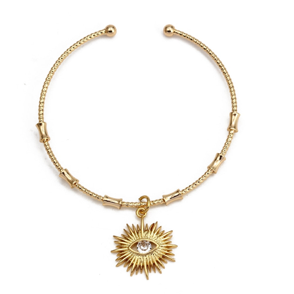 Pulsera Brazalete de Ojo Turco Ajustable