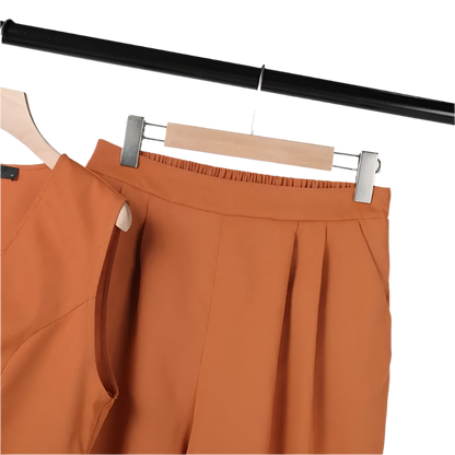 Old Money Style Vest and Wide Leg Pants Outfit